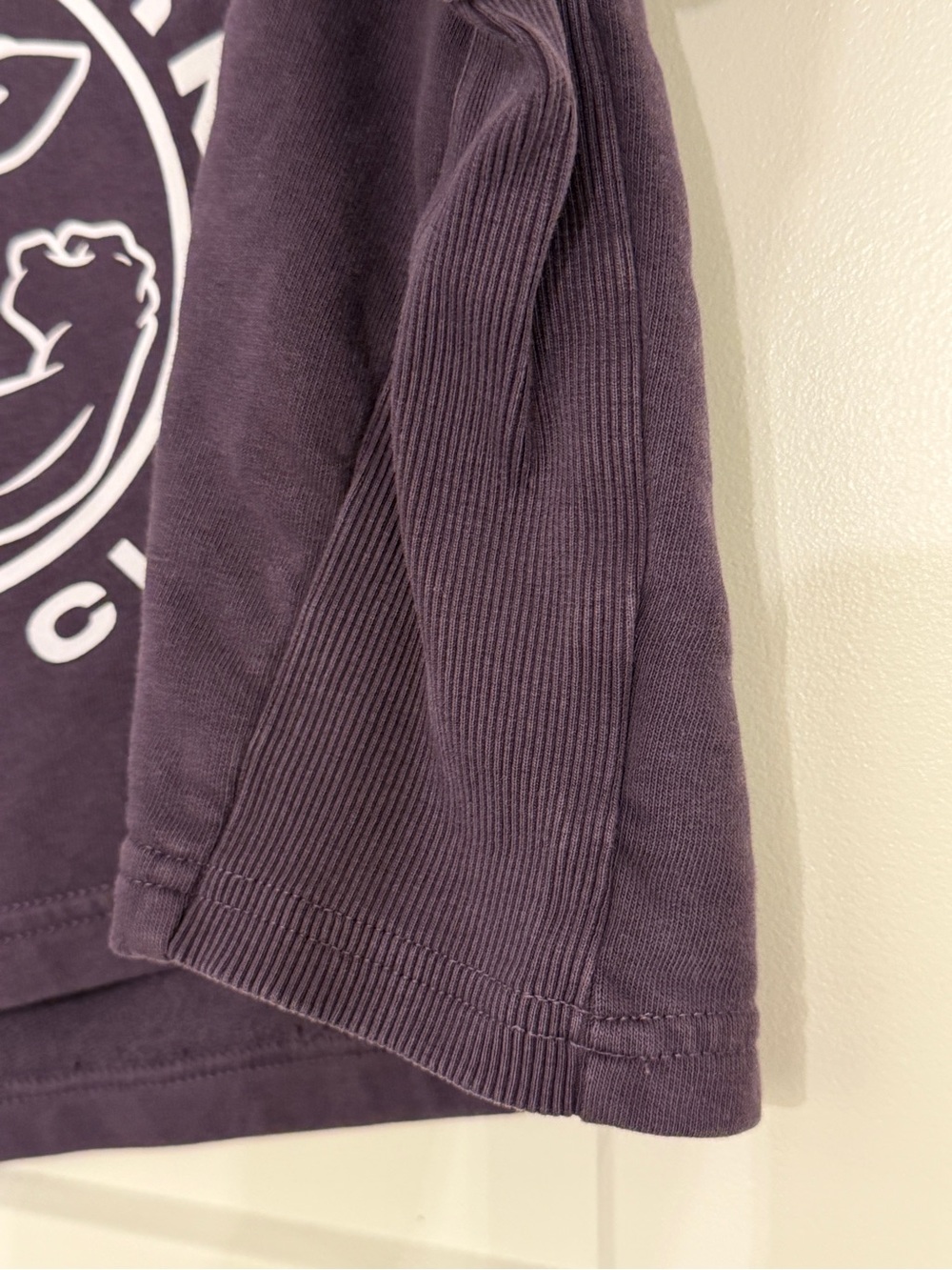 Gymshark Purple Cropped Lifting Club Sweatshirt Small - Picture 6 of 8